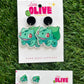 Bulbasaur Bliss: Pokémon Earrings in Stud and Dangle Styles