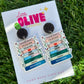 Enchanting Taylor Era Inspired Book Lover Dangle Earrings