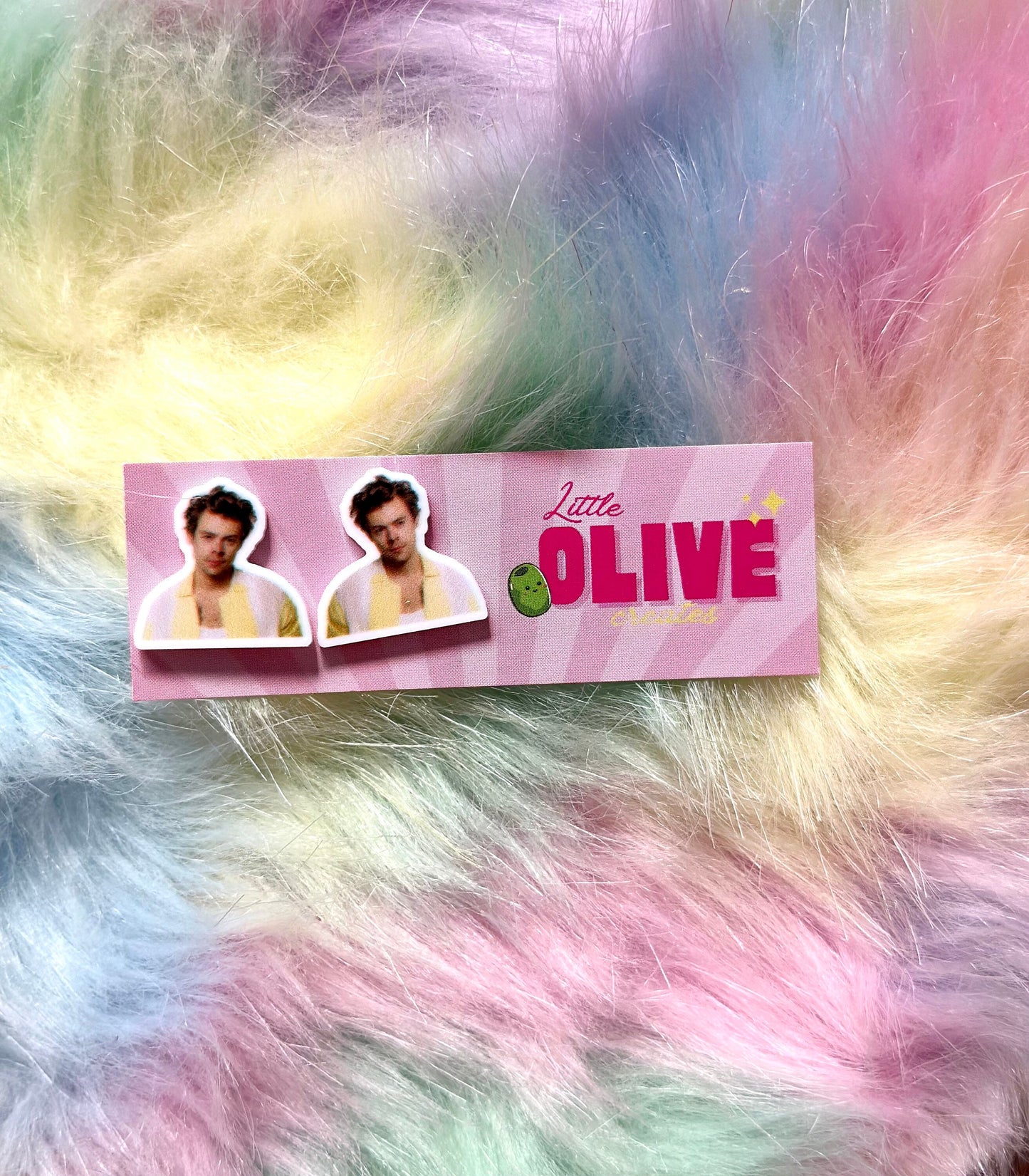 Harry Inspired Statement Stud Earrings watermelon sugar high!