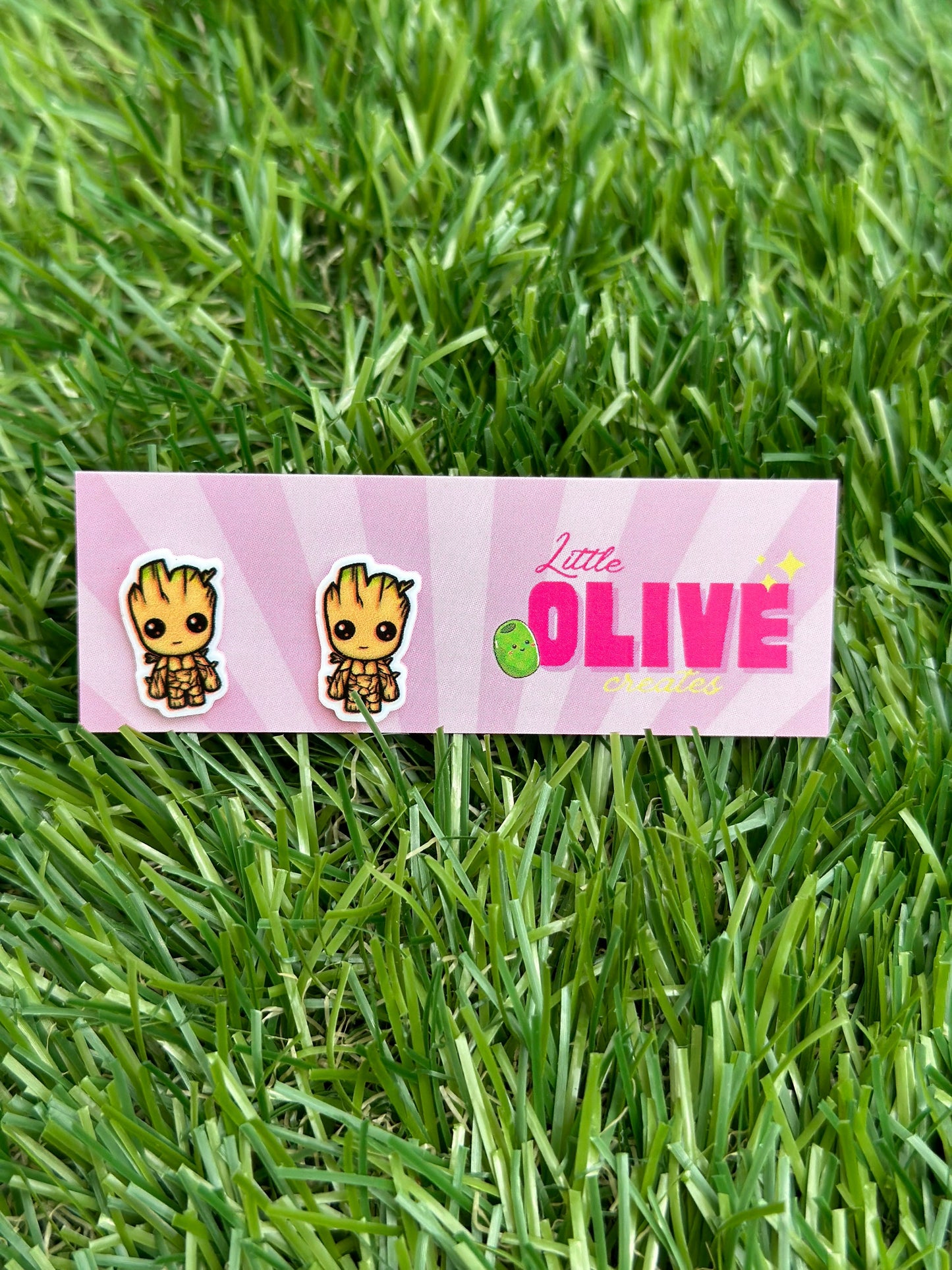 Guardians of the Galaxy Groot Stud or Dangle Earrings