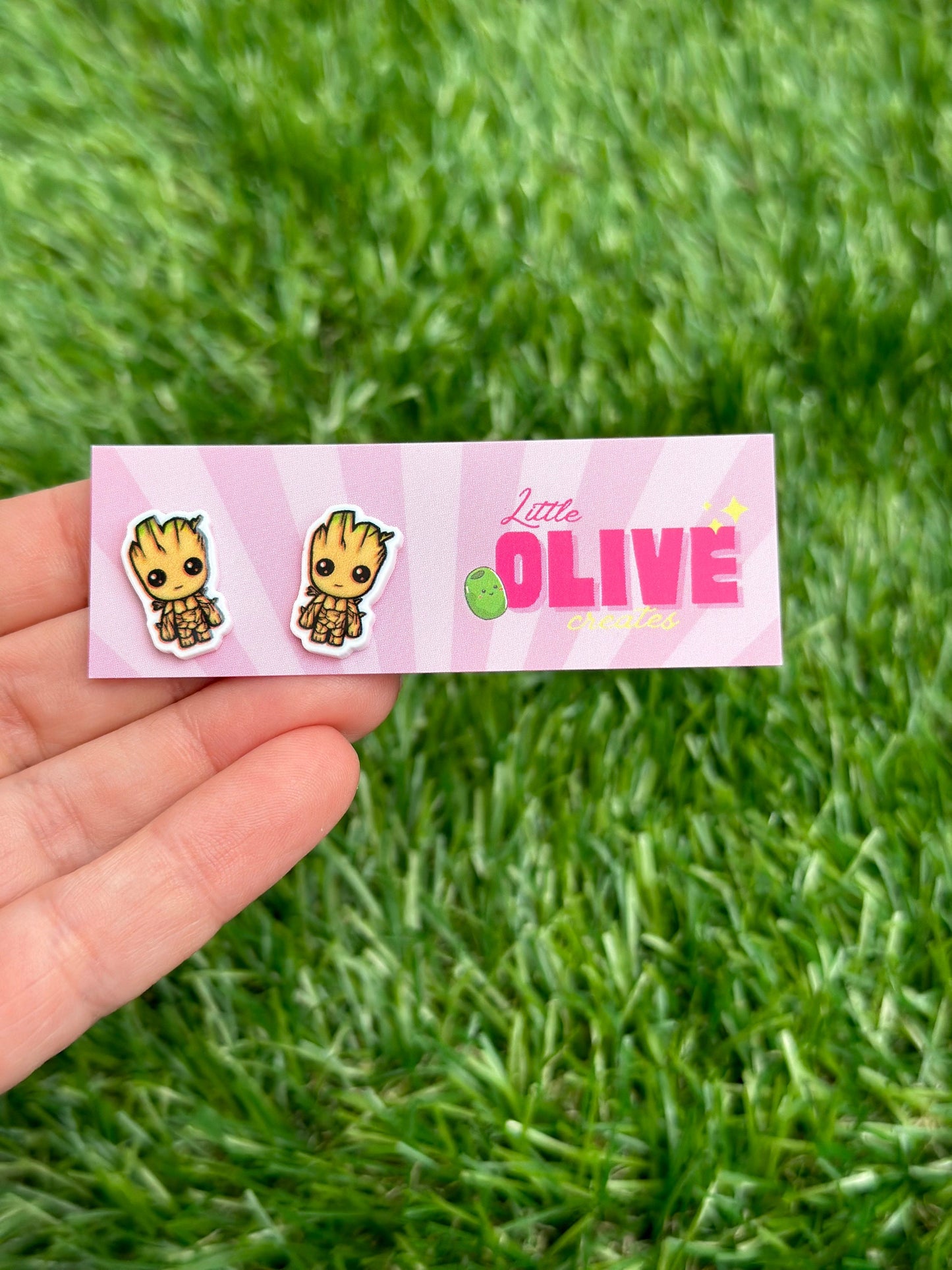 Guardians of the Galaxy Groot Stud or Dangle Earrings