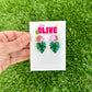 Gorgeous Monstera Mini Dangle Earrings - Two Sizes for Plant Lovers