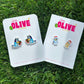 Adorable Bluey Christmas stud Earrings - 2 Festive Styles