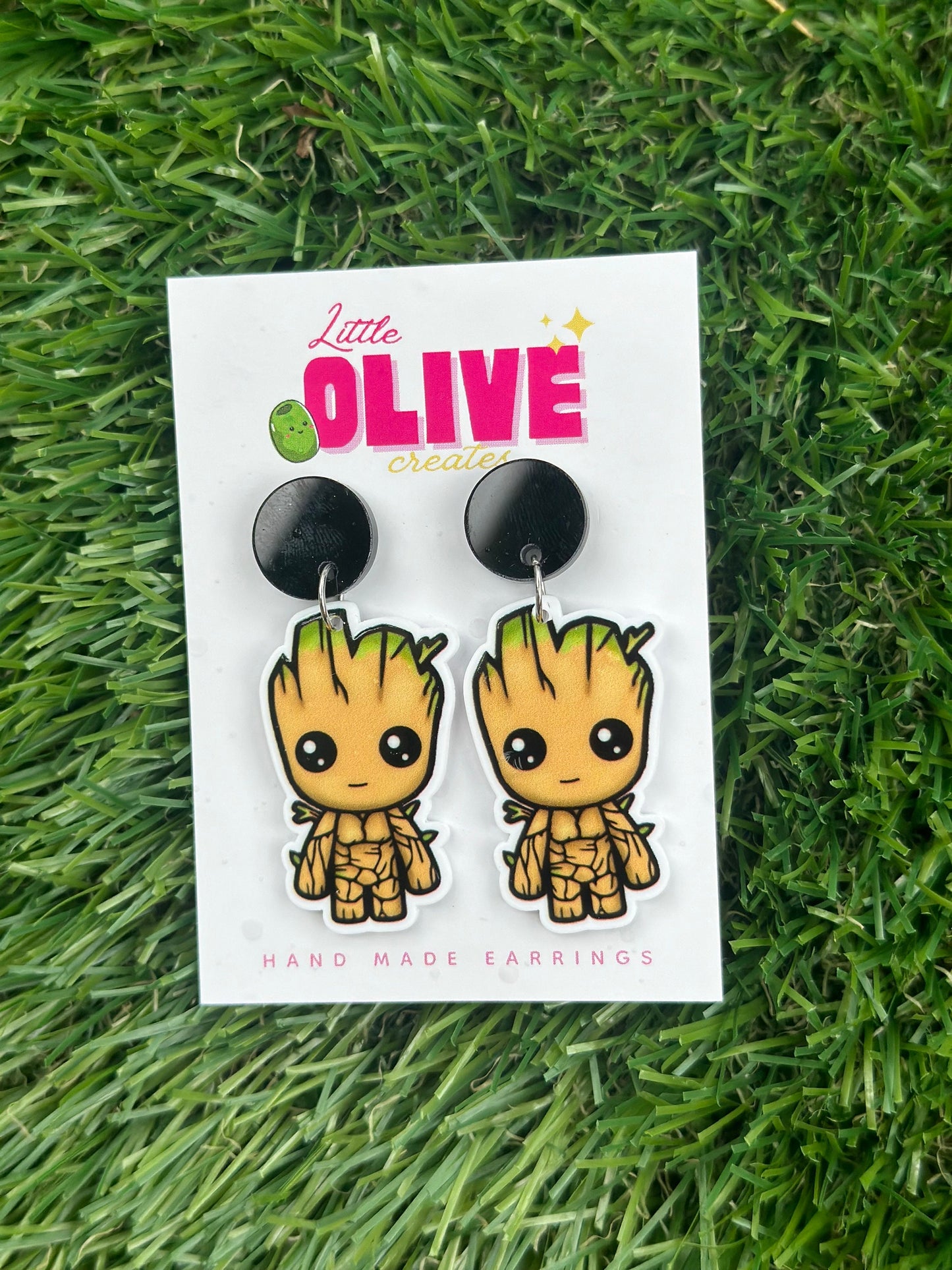 Guardians of the Galaxy Groot Stud or Dangle Earrings