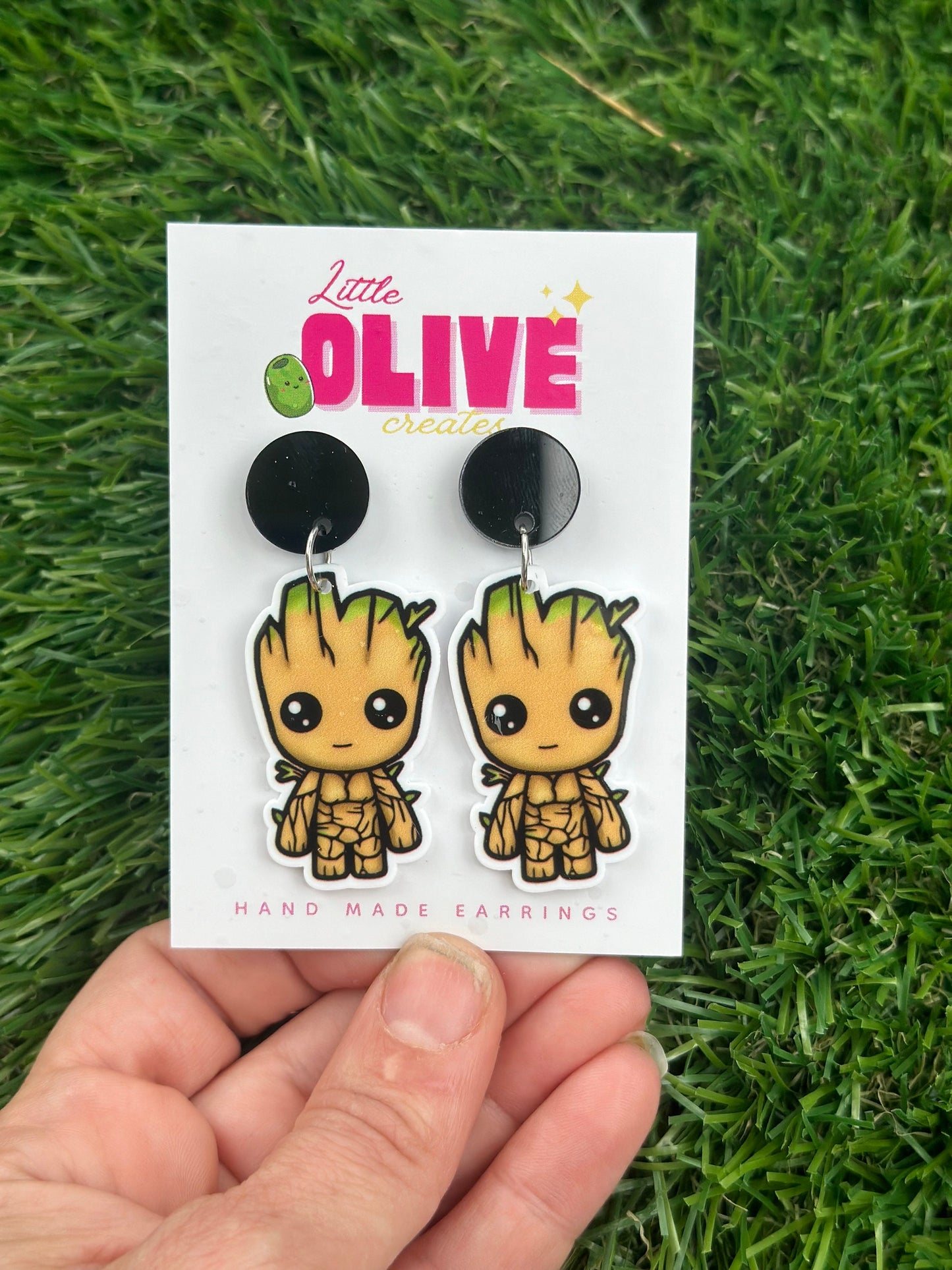 Guardians of the Galaxy Groot Stud or Dangle Earrings