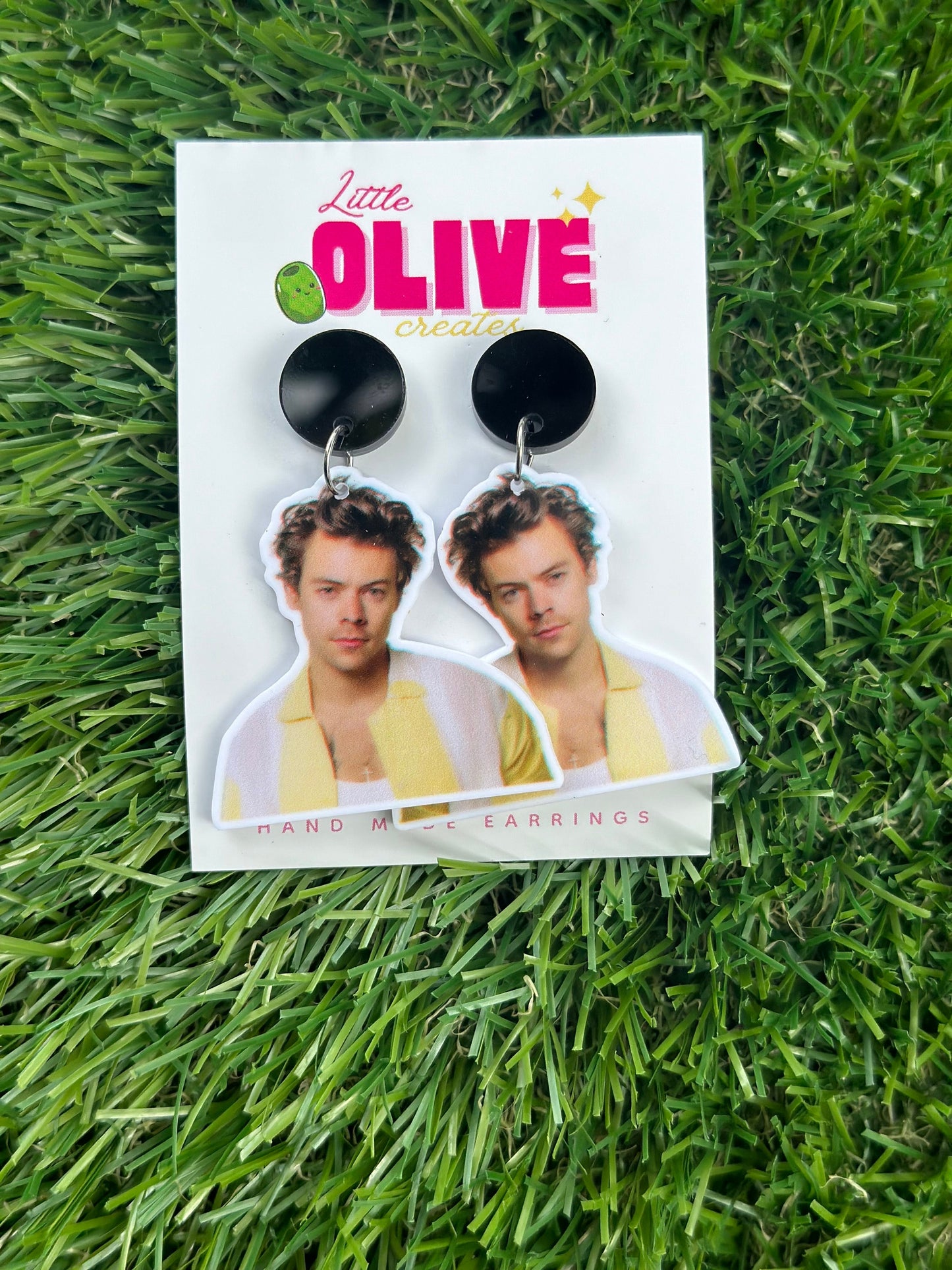Harry Inspired Statement Stud Earrings watermelon sugar high!