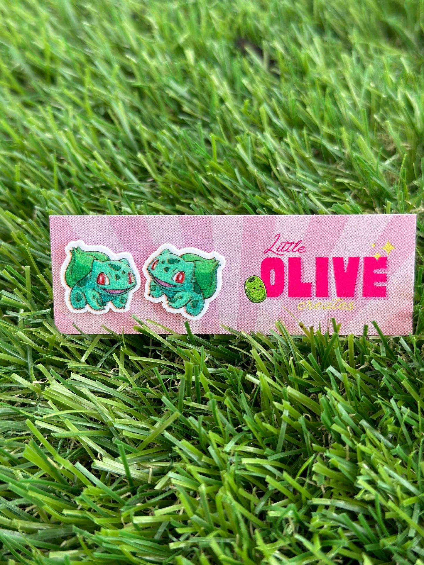 Adorable Pokémon Stud Earrings Set - Your Choice of Eevee, Squirtle, and Mewtwo