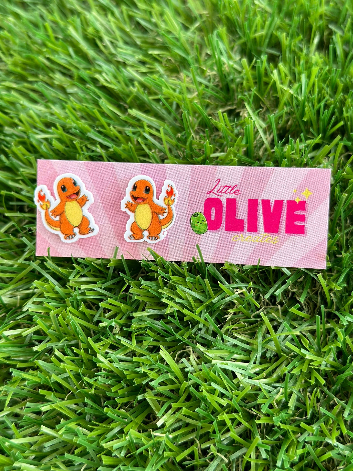 Adorable Pokémon Stud Earrings Set - Your Choice of Eevee, Squirtle, and Mewtwo